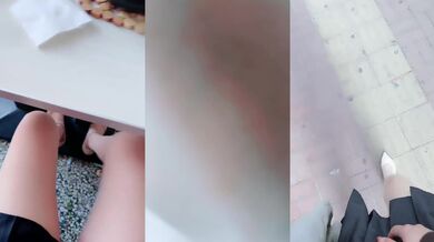 极品女神！【两条鱼儿】户外美腿丝足~冰棍猛插~超级过瘾 (1)