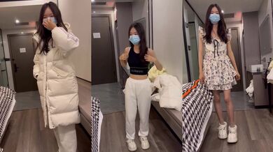 学生妹酒店写真艺术约拍芬芳的栀子味道扑鼻而来清纯略带羞涩 (1)